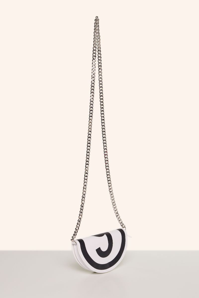 Logo print crossbody bag-White MM6 MAISON MARGIELA