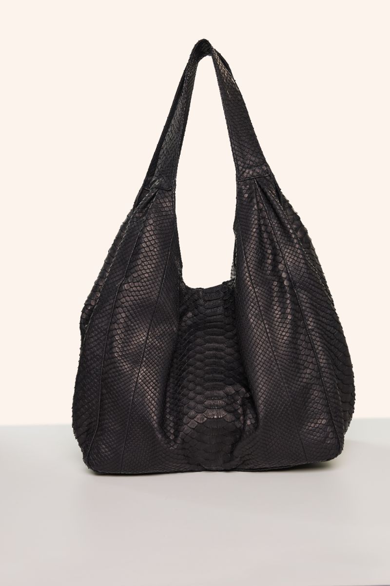 Python shoulder bag-Black VANESSA K