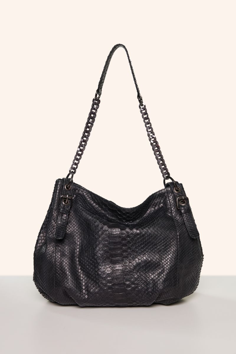 Python chain bag-Black VANESSA K