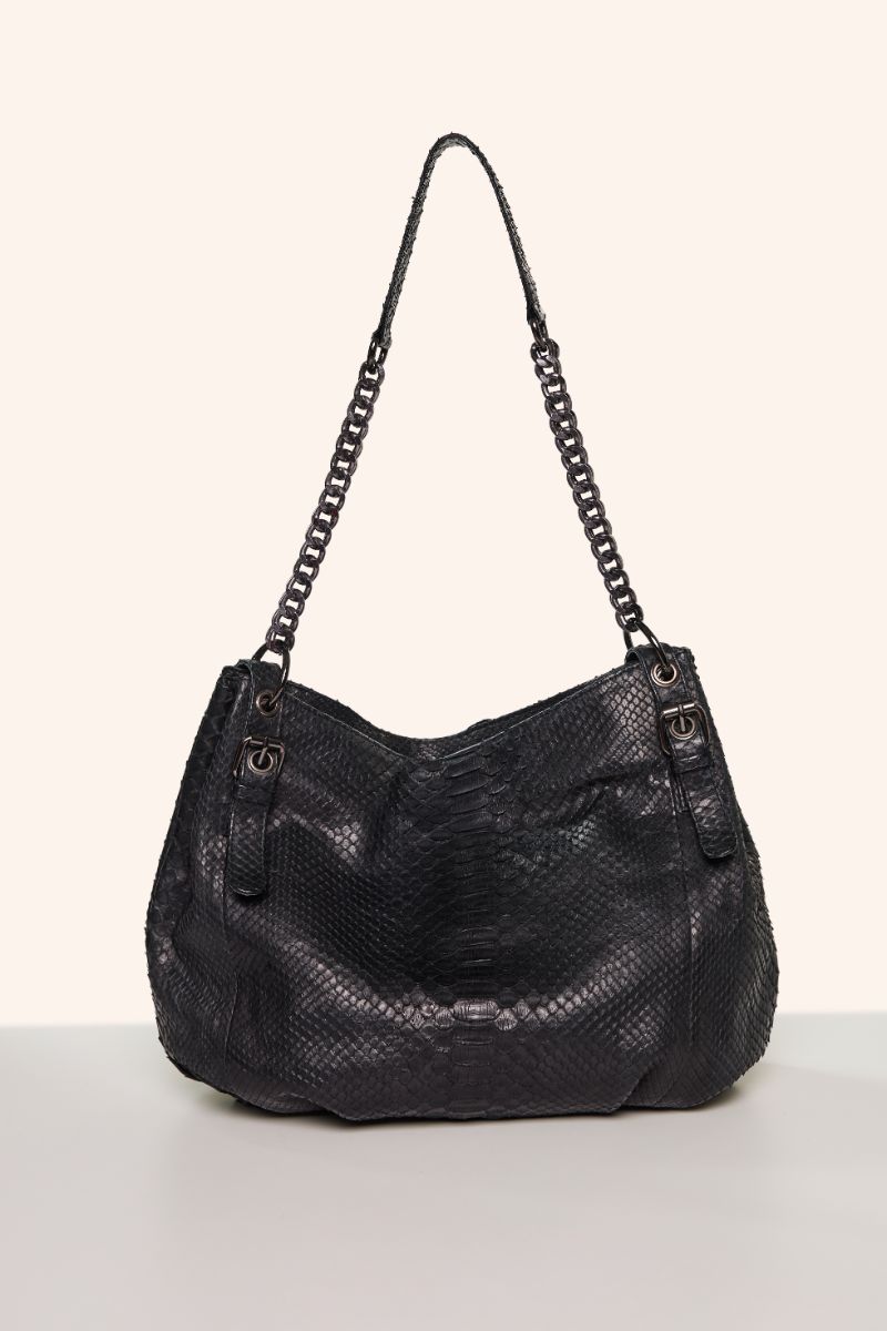 Python chain bag-Black VANESSA K