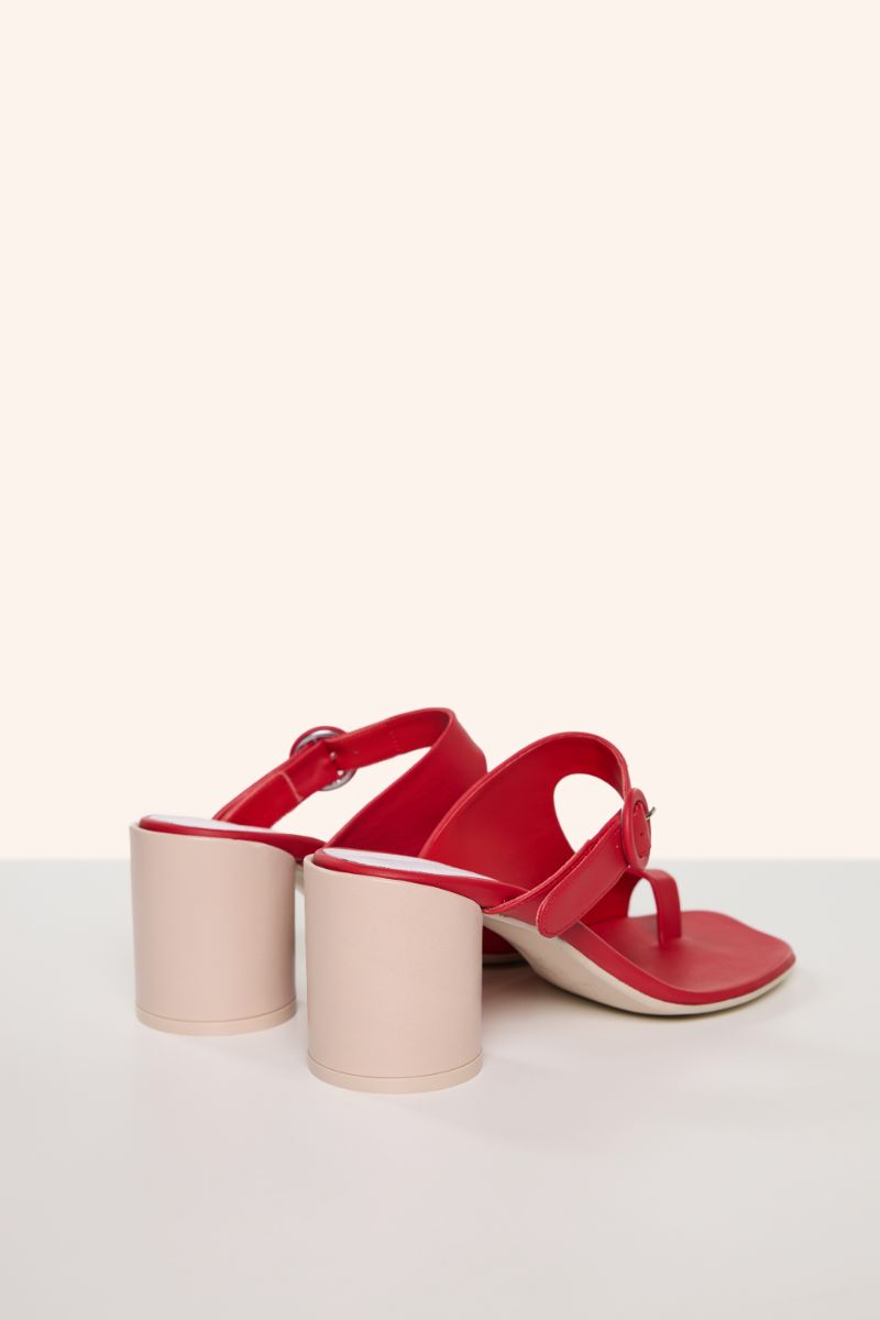 Mule sandals-Red MM6 MAISON MARGIELA