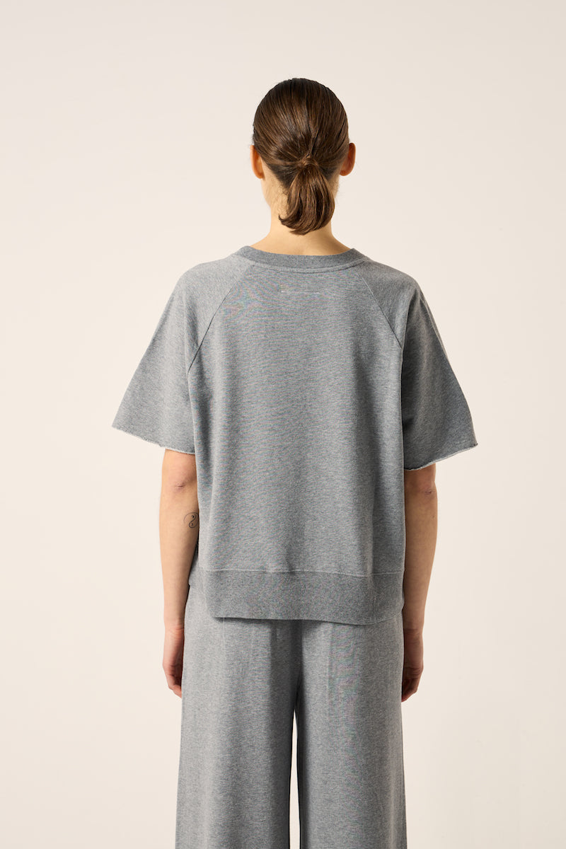 Logo print sweatshirt-Grey MM6 MAISON MARGIELA