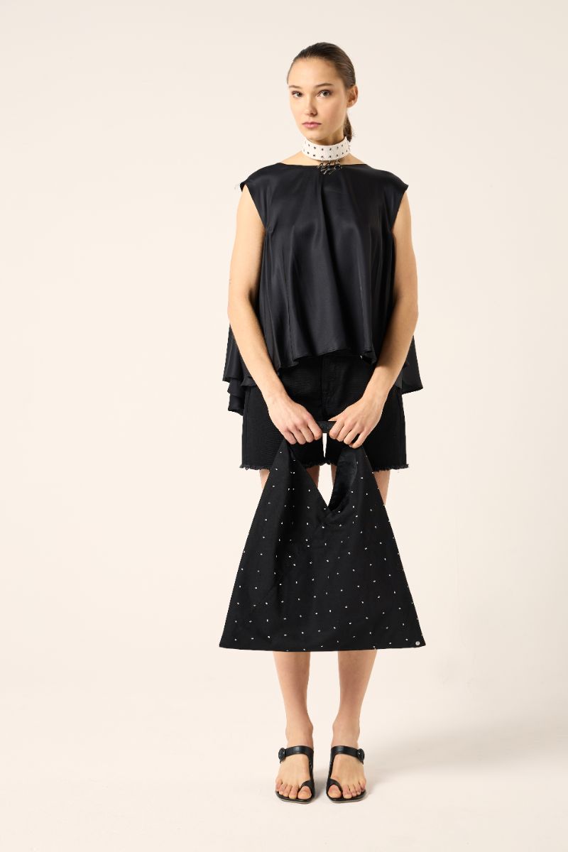 Logo print Japanese tote-Black MM6 MAISON MARGIELA