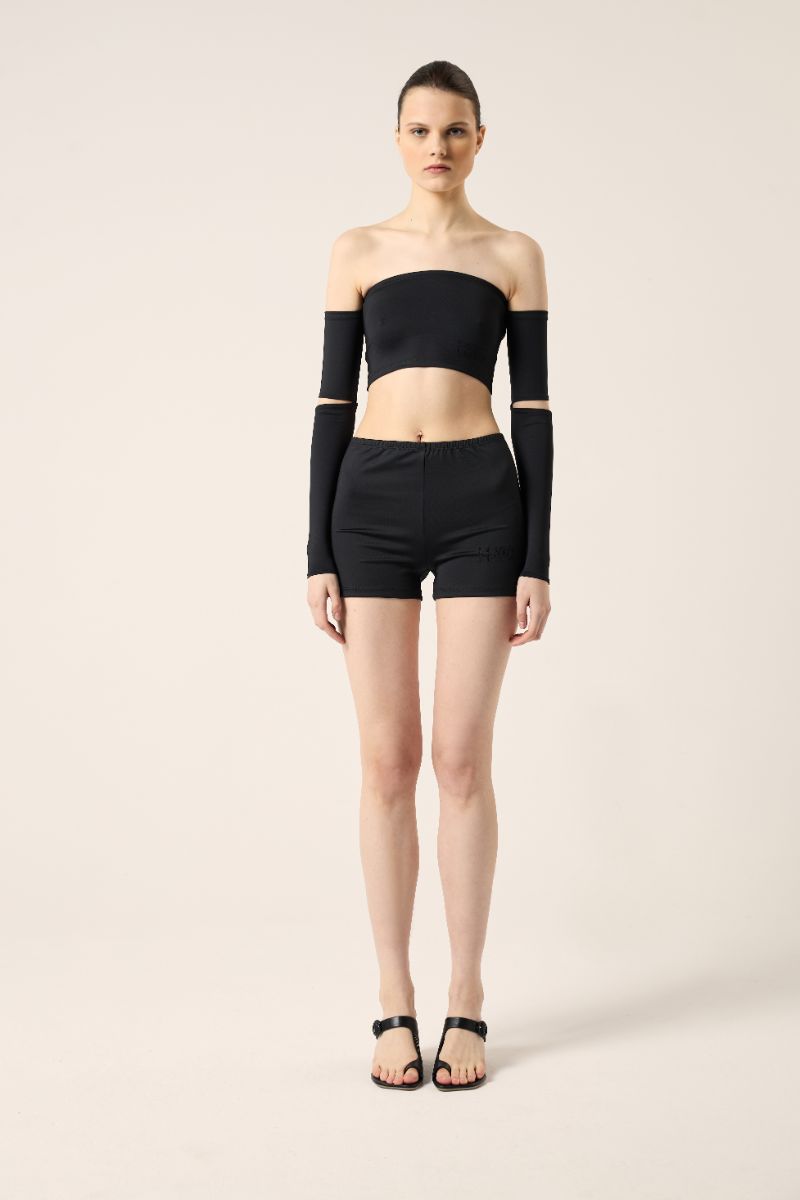 Off the shoulders top-Black MM6 MAISON MARGIELA