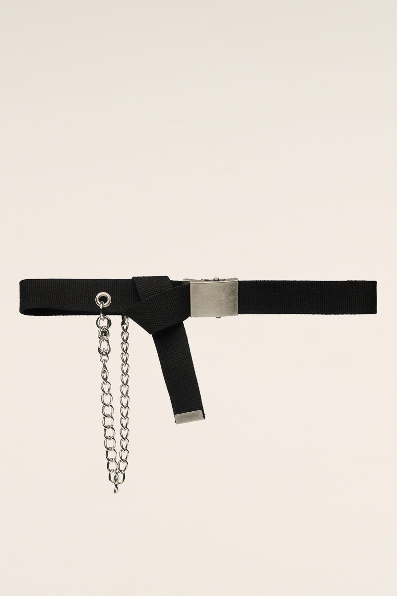 Chain military belt-Black MM6 MAISON MARGIELA