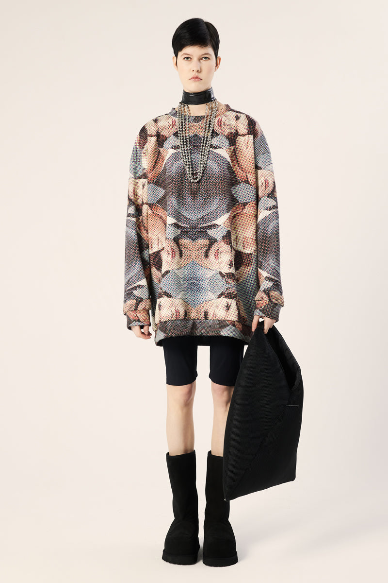 Holographic print jumper-Multicolour DIGITARIA