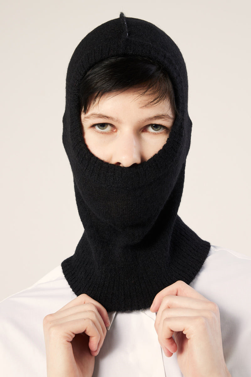 Knit headwear-Black MM6 MAISON MARGIELA