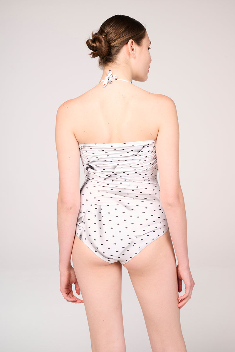 Polka-dot swimsuit-White MM6 MAISON MARGIELA - Studio Avra