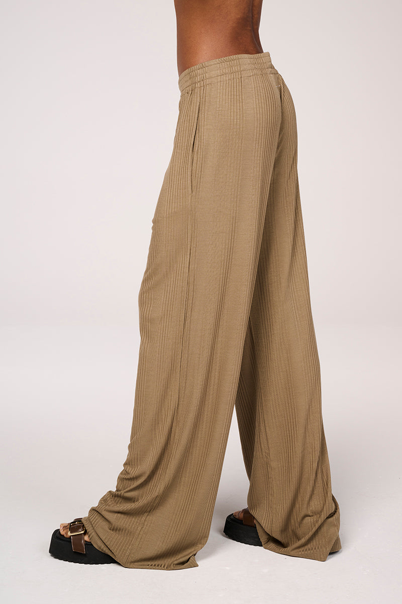 Wide leg trousers-Beige MM6 MAISON MARGIELA - Studio Avra